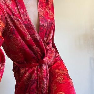 Beautiful silk robe